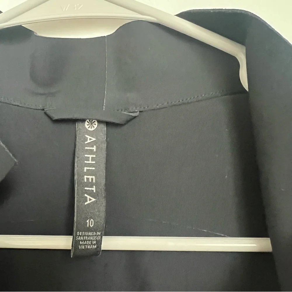 Athleta Cosmic Blazer Jacket in Black Women's Size 10